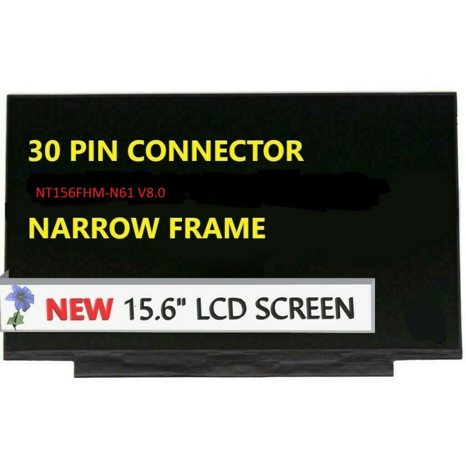 Monitor 165 Hz 15,6 Zoll BOE NT156FHM-N61 V8.0 LED LCD FHD Nicht
