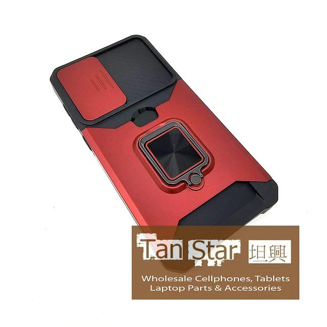 Samsung Galaxy A37 - Secure Card Holder Magnet Enabled Case with Ring Kickstand