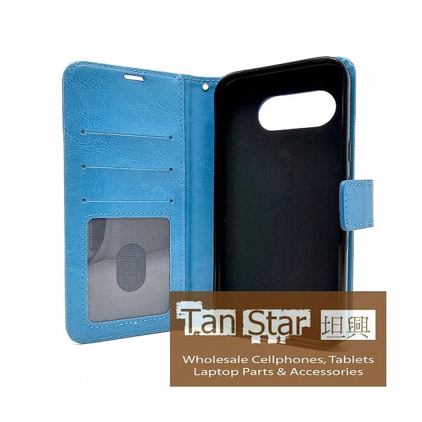 Google Pixel 9a - Book Style Wallet Case with Strap