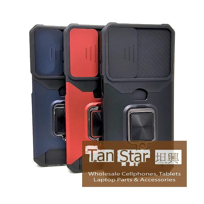 Samsung Galaxy A17 - Secure Card Holder Magnet Enabled Case with Ring Kickstand