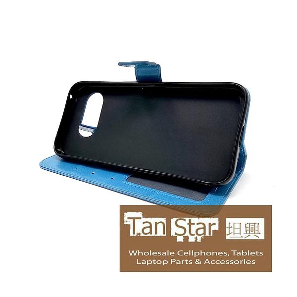 Google Pixel 9a - Book Style Wallet Case with Strap