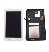 LCD digitizer assembly with frame for Samsung Galaxy Tab 3 Lite T110 T113 (original pull, some scratches)