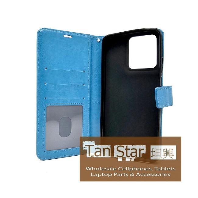 Motorola Moto G Power 2025 - Book Style Wallet Case with Strap