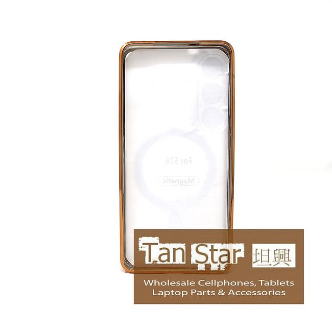 Samsung Galaxy S26 - Chrome Edge Magnet RING Silicone Case