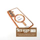 Samsung Galaxy S26 - Chrome Edge Magnet RING Silicone Case