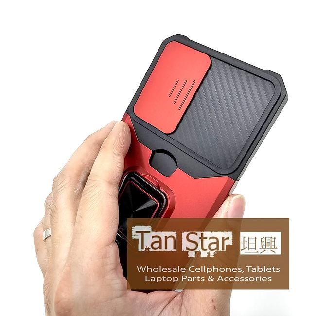 Samsung Galaxy A37 - Secure Card Holder Magnet Enabled Case with Ring Kickstand