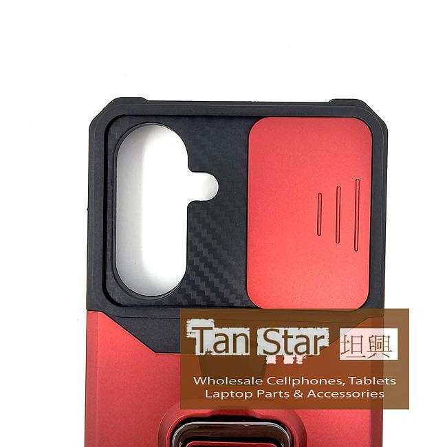 Samsung Galaxy A37 - Secure Card Holder Magnet Enabled Case with Ring Kickstand
