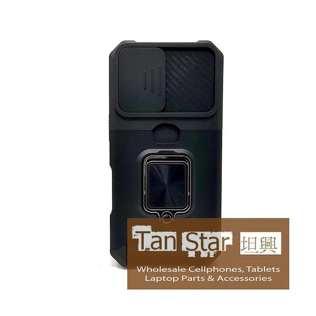 Apple iPhone 17 - Secure Card Holder Magnet Enabled Case with Ring Kickstand