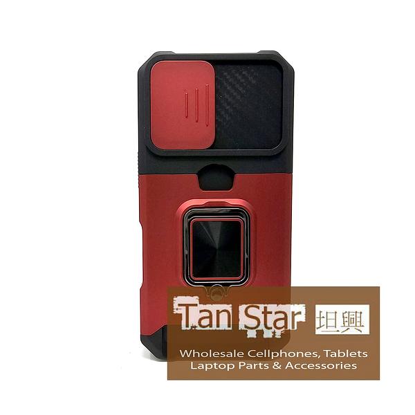 Apple iPhone 17 - Secure Card Holder Magnet Enabled Case with Ring Kickstand