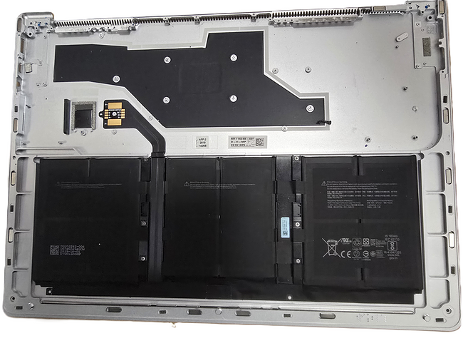 back housing with battery for Microsoft Surface Laptop 3 15" (original pull, good condition)