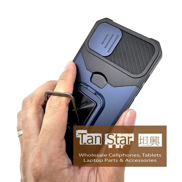 Apple iPhone 16e - Secure Card Holder Magnet Enabled Case with Ring Kickstand