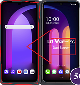 secondary LCD digitizer for dual LCD case LG V60 ThinQ V605N V600AM