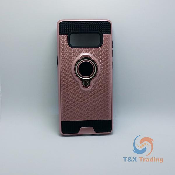 Samsung Galaxy Note 8 - Slim Magnet Enabled Case with Ring Kickstand