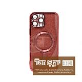 Apple iPhone 14 Pro Max - SPARKLE Chrome Edge Magnet RING Silicone Case