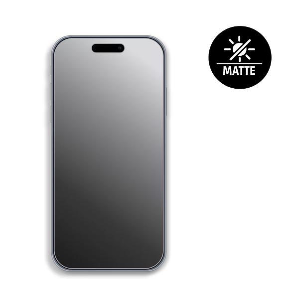 Apple iPhone 15 / 16 -  3D MATTE Tempered Glass Screen Protector