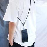 ROPE Extra Long Neck Hanging Handbag Adjustable Lanyard with Cell Phone Insert (Mixed Colors)