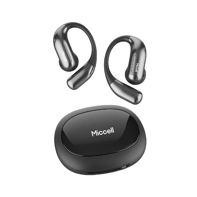 Miccell Open-Ear Wireless Earpods - Wireless bluetooth Earbuds with Charging Box and Support Wireless Charging VQ-BH31