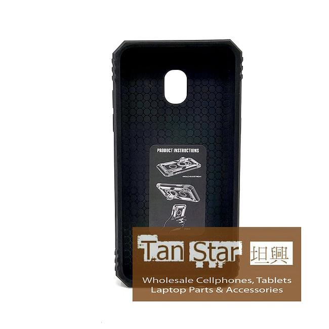 Samsung Galaxy J3 2018 - Transformer Magnet Enabled Case with Ring Kickstand