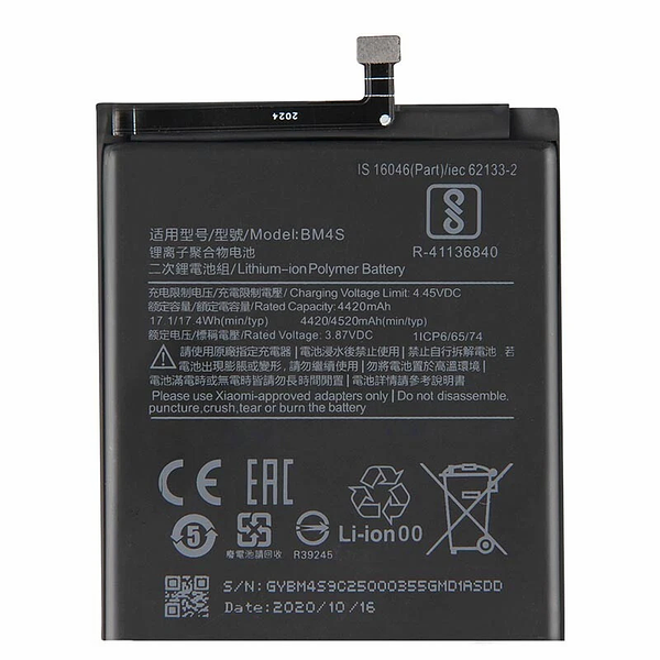 replacement battery BM4S for Xiaomi Redmi 10X 5G Redmi 10X pro