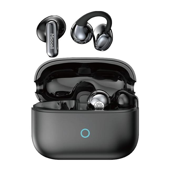 Miccell 2-in 1 Dual Wireless Earpods - Wireless bluetooth Earbuds and Clip-on Combo with Charging Box and Support Wireless Charging VQ-BH115