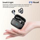 Miccell 2-in 1 Dual Wireless Earpods - Wireless bluetooth Earbuds and Clip-on Combo with Charging Box and Support Wireless Charging VQ-BH115