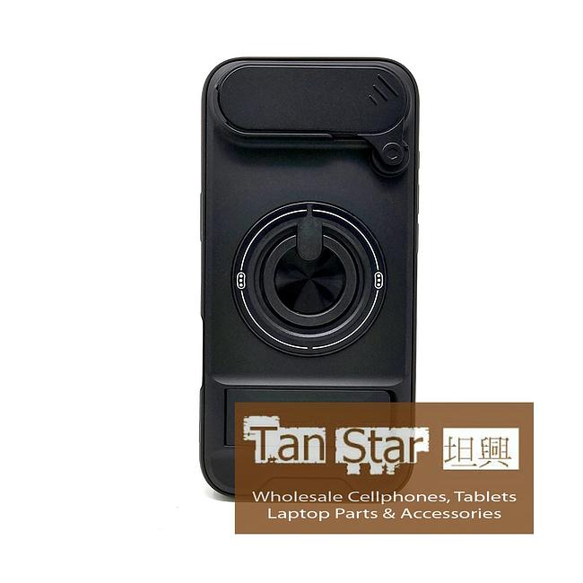 Apple iPhone 17 Air - ShutterGuard Magnet Enabled Case with Ring Kickstand