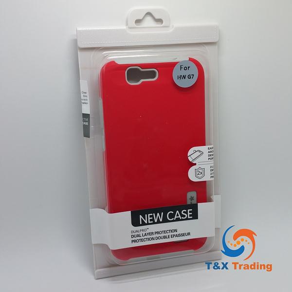 Huawei G7 - TanStar Slim Sleek Dual-Layered Case