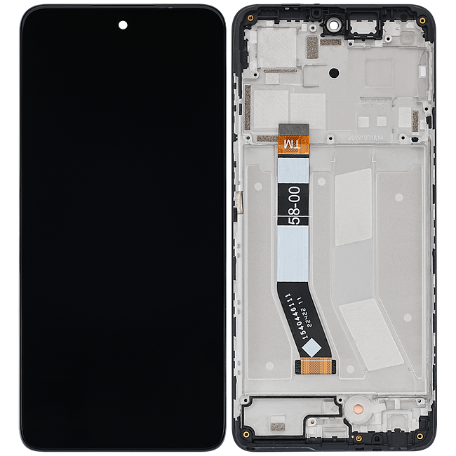 lcd digitizer with frame for Motorola Moto G73 XT2237