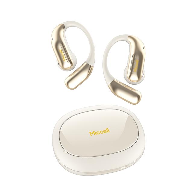 Miccell Open-Ear Wireless Earpods - Wireless bluetooth Earbuds with Charging Box and Support Wireless Charging VQ-BH31