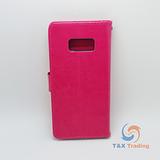 Samsung Galaxy S8 Plus - Book Style Wallet Case with Strap