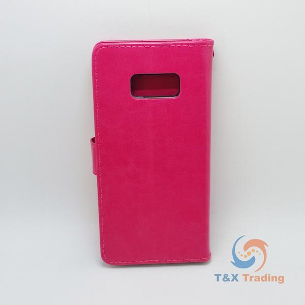 Samsung Galaxy S8 Plus - Book Style Wallet Case with Strap