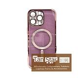 Apple iPhone 15 Pro Max - SPARKLE Chrome Edge Magnet RING Silicone Case