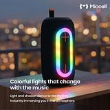 Miccell SP49 Wireless Loudspeaker Super Bass LED Flash Portable Bluetooth Speaker TF Card Support FM Radio