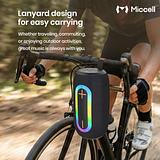Miccell SP49 Wireless Loudspeaker Super Bass LED Flash Portable Bluetooth Speaker TF Card Support FM Radio