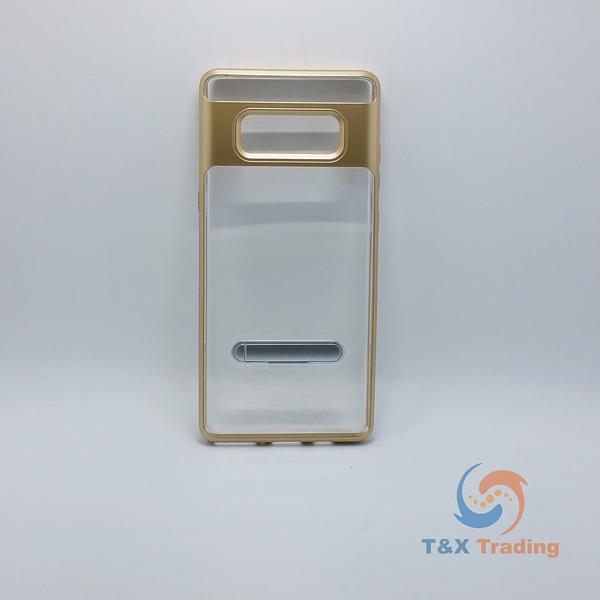 Samsung Galaxy Note 8 - Aluminum Bumper Frame Case with Kickstand