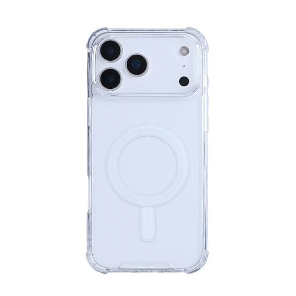 Apple iPhone 17 Pro Max - Reinforced Corners Silicone Phone Case with Wireless Charging