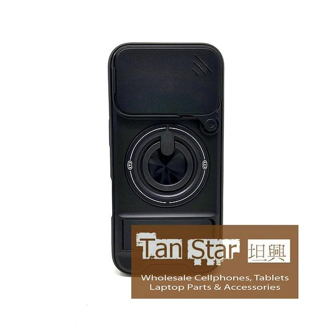 Apple iPhone 17 Pro - ShutterGuard Magnet Enabled Case with Ring Kickstand