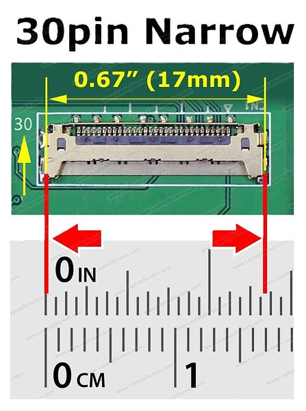 14.0" Laptop LCD Screen 30 Pin MEN007QS2.3 NV140WUM-N42 LP140WU2 SP M1 B140UAN03.1