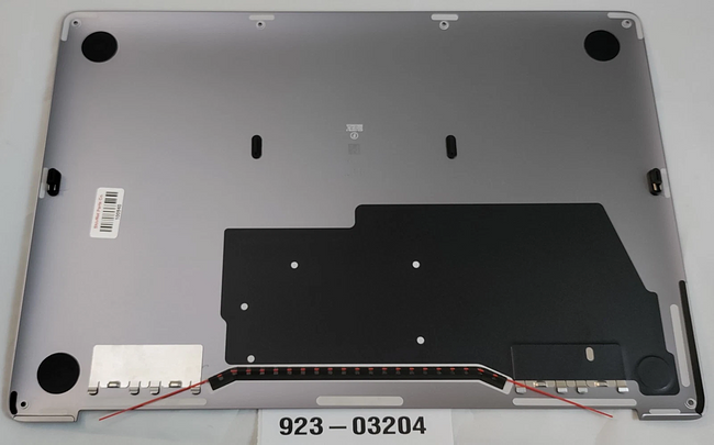 back cover for 13" MacBook Pro A2159 (original pull, good condition)