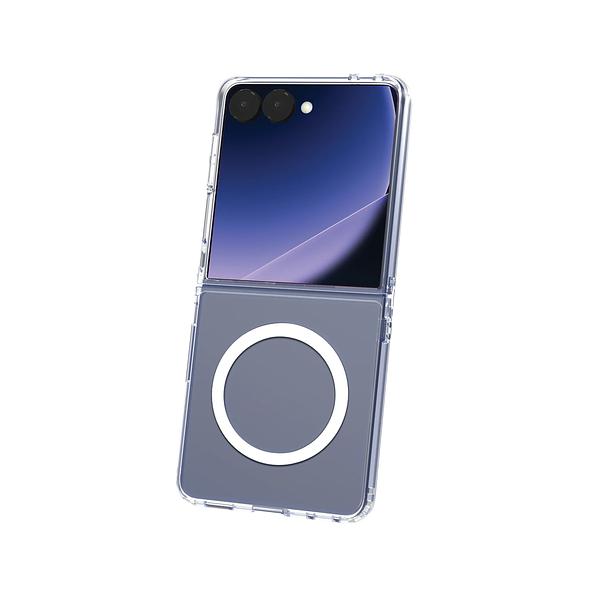 Samsung Galaxy Z Flip 8 - Reinforced Silicone Phone Case with Wireless Charging