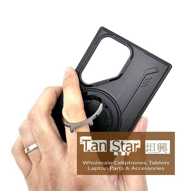 Samsung Galaxy S23 Ultra - NINJA Magnet Enabled Case with Ring Kickstand