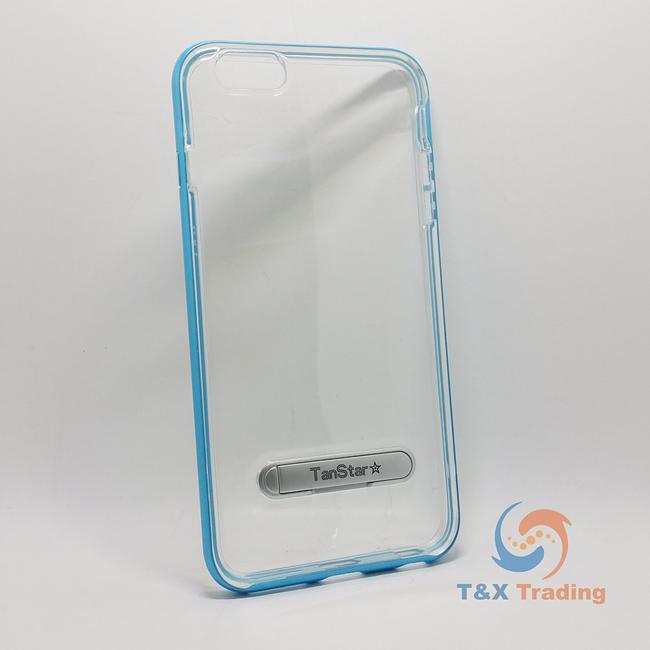 Apple iPhone 6 Plus / 6S Plus - TanStar Aluminum Bumper Frame Case with Kickstand