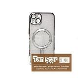 Apple iPhone 15 - SPARKLE Chrome Edge Magnet RING Silicone Case