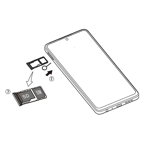 sim tray for TCL 60 XE NXTPAPER