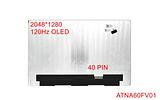 16" Laptop LCD Screen OLED 40 Pins ATNA60FV01