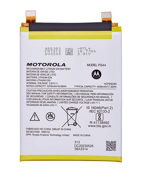replacement battery PG44 for Motorola Moto Edge 2023 XT2305 (original pull)