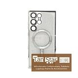 Samsung Galaxy S23 Ultra - SPARKLE Chrome Edge Magnet RING Silicone Case