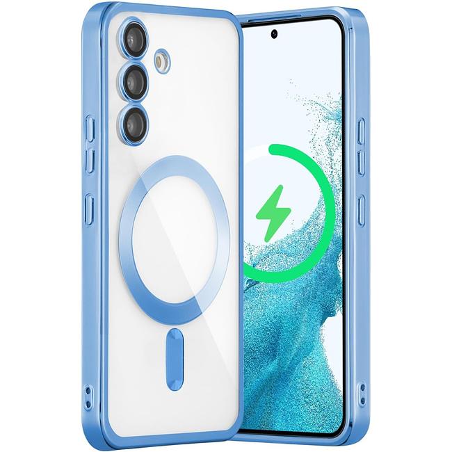 Samsung Galaxy S24 FE - Chrome Edge Magnet RING Silicone Case