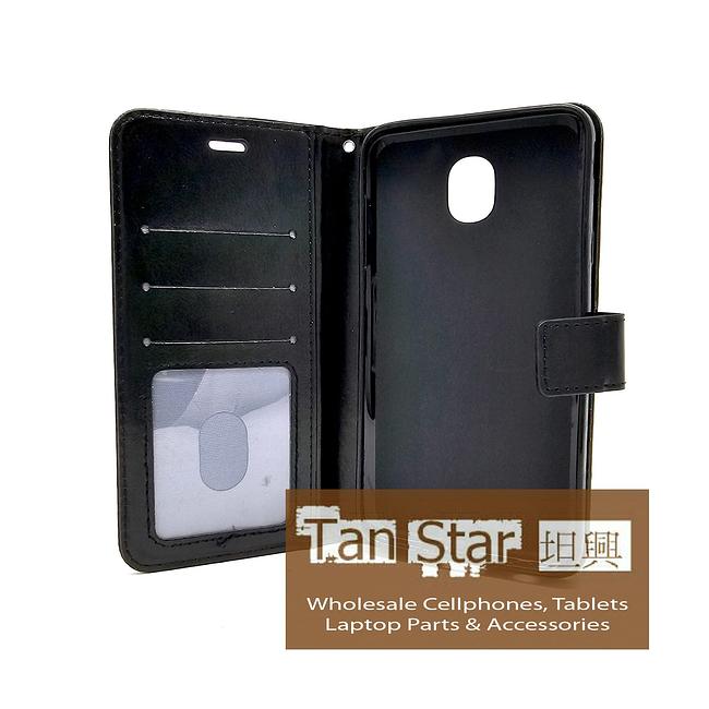 Samsung Galaxy J7 2018 (J737) - Book Style Wallet Case With Strap
