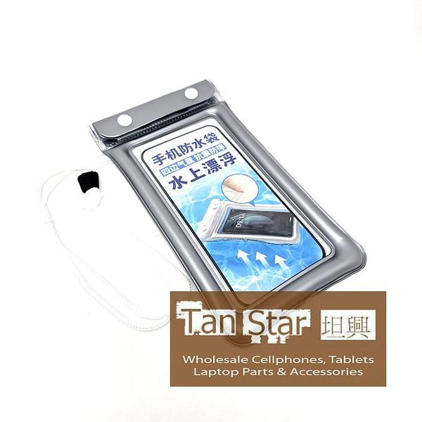 INFLATED Universal Tripple 3 Lock Waterproof Phone Holder with Strap and zip-top bag Case (Mixed Colors)